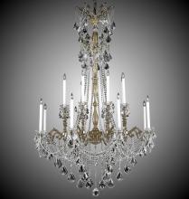 American Brass & Crystal CH9288-A-01G-PI - 16 Light Chandelier